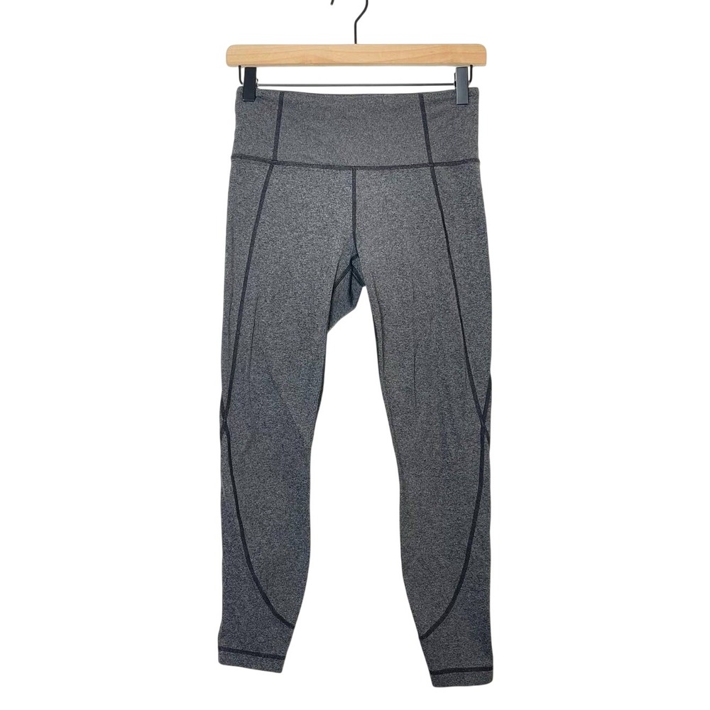 Athleta Chaturanga Leggings Women's Size Small Heathered‎ Gray Athletic Yoga